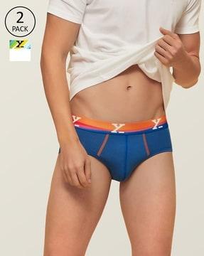 pack of 2 briefs with branding