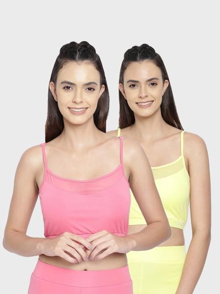 pack of 2 casual sleeveless solid women multicolor top