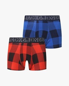 pack of 2 checked trunks