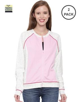 pack of 2 colorblock sweatshirts