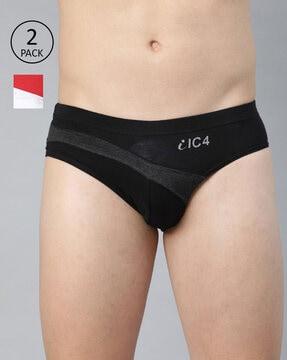 pack of 2 colourblock briefs