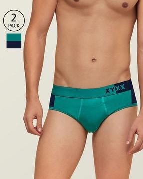 pack of 2 colourblock briefs