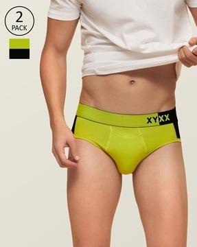 pack of 2 colourblock briefs