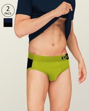 pack of 2 colourblock briefs