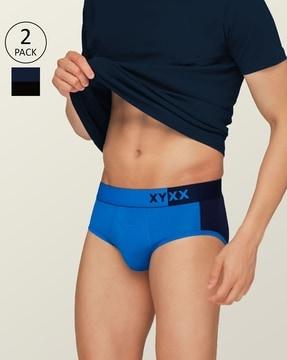 pack of 2 colourblock briefs