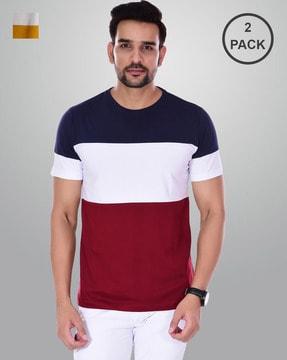 pack of 2 colourblock t-shirt