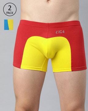 pack of 2 colourblock trunks