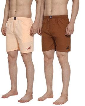 pack of 2 cotton boxers with insert pockets