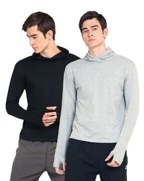 pack of 2 cotton crew-neck t-shirts