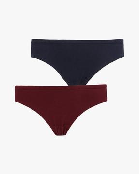 pack of 2 cotton low rise bikini panty