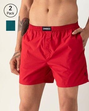 pack of 2 elasticated boxers