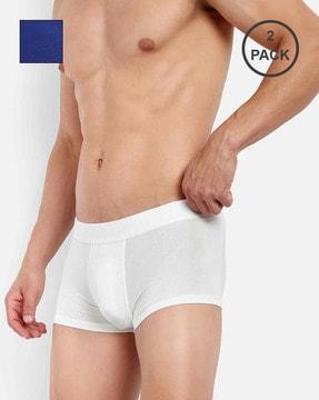 pack of 2 elasticated waist briefs with contoured pouch