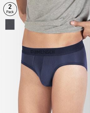 pack of 2 elasticated waistband brief