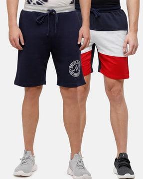 pack of 2 flat front city shorts