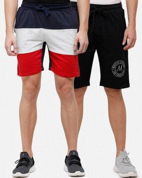 pack of 2 flat front city shorts