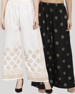 pack of 2 floral palazzos