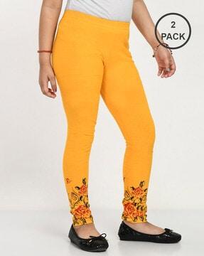 pack of 2 floral print leggings