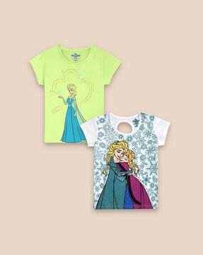 pack of 2 frozen print t-shirts