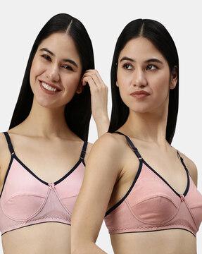 pack of 2 full-coverage non-padded bras