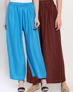 pack of 2 full length palazzos