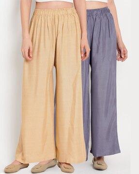 pack of 2 full length palazzos