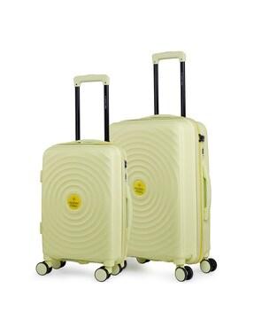 pack of 2 geometric patterned trolley bags