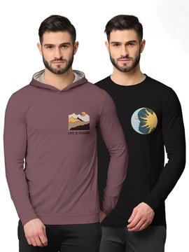 pack of 2 graphic hooded sweatshirt