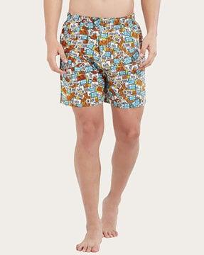 pack of 2 graphic print boxers