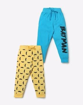 pack of 2 graphic print joggers