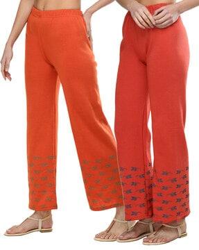 pack of 2 graphic print palazzos