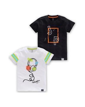 pack of 2 graphic print t-shirts