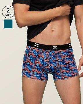 pack of 2 graphic print trunks