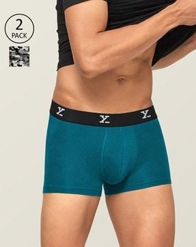 pack of 2 graphic print trunks