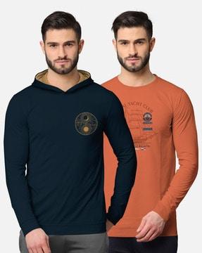 pack of 2 graphic regular fit t-shirts