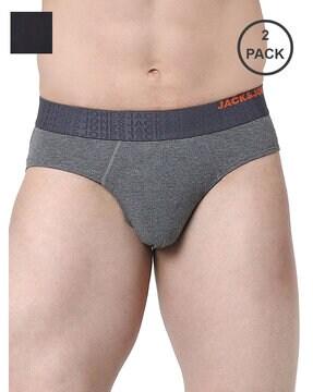 pack of 2 heathered briefs