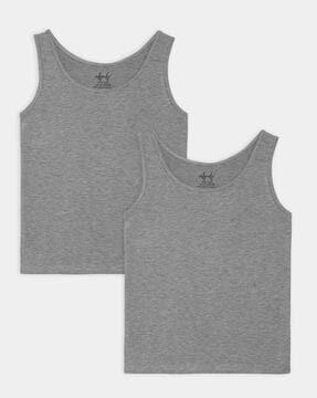 pack of 2 heathered camisoles
