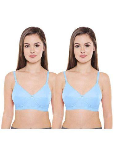 pack of 2 heavily padded bra in sky colour