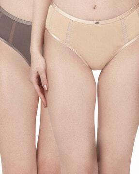 pack of 2 high-waist hipster panties