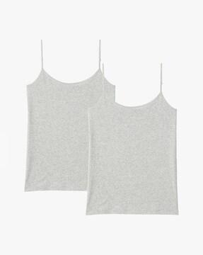 pack of 2 indian cotton stretch camisole