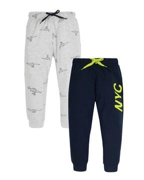 pack of 2 joggers with drawstrings waist