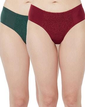 pack of 2 lace high-waist brief panties