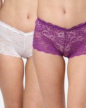 pack of 2 lace hipsters