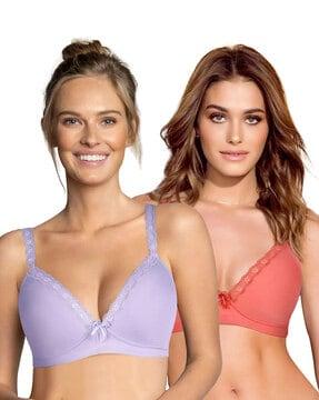 pack of 2 lace t-shirt bras