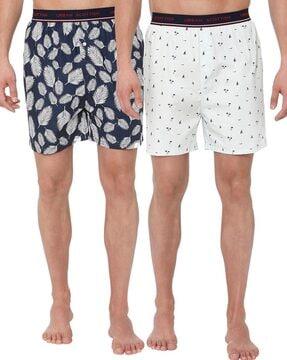 pack of 2 leaf print boxers