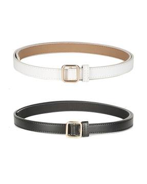 pack of 2 leather belts