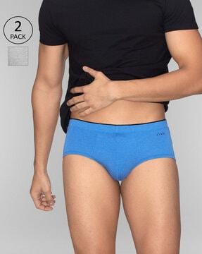 pack of 2 logo print briefs