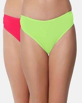 pack of 2 low-rise thong panties