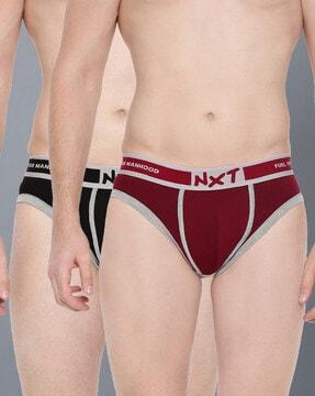 pack of 2 men briefs with elasticated waist