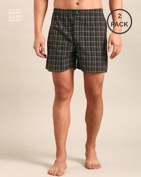 pack of 2 men checked boxers