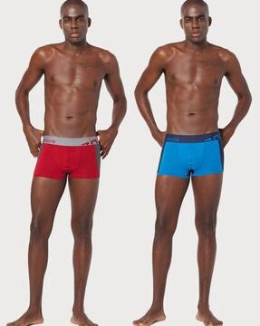 pack of 2 men colourblock trunks